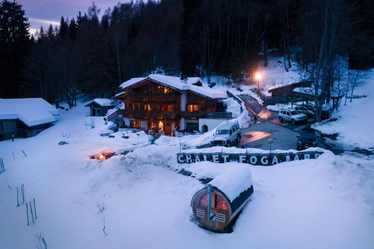 Fogajard Lovely Chalet มาดอนนาดีกัมปิโญ ภายนอก รูปภาพ